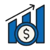 Escalating Recruitment Costs eating into your budget Icon Escalating Recruitment Costs eating into your budget Icon